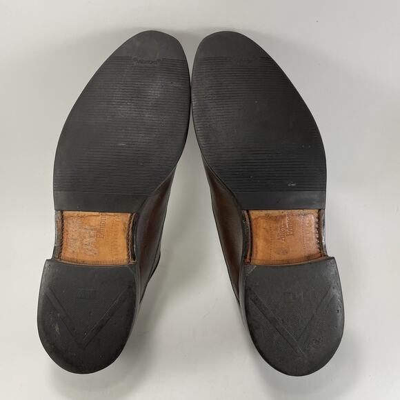 Allen Edmonds Weybridge Brown Leather Wingtip Oxford Dress Shoes Mens Size 9.5 E main image 6